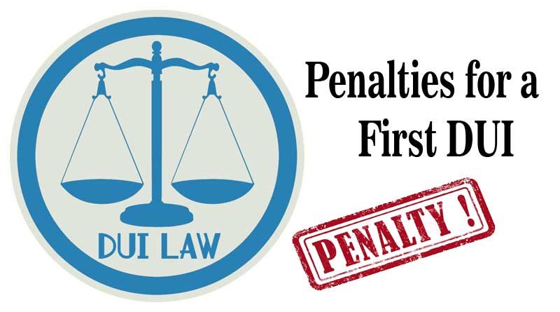 Penalties for a First DUI