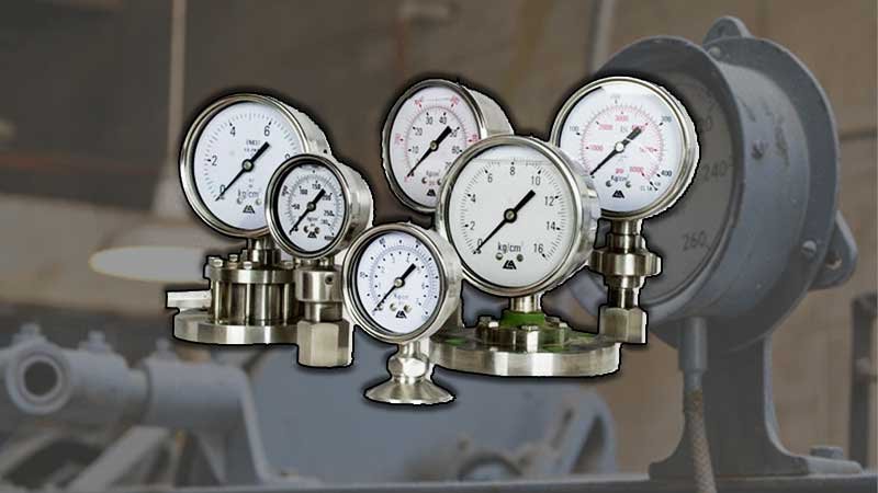 List the Types of Pressure Gauges