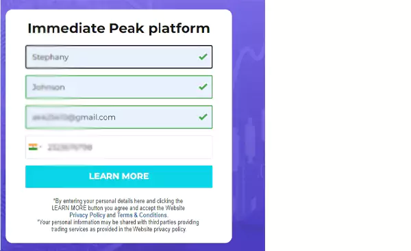 Fill out the form 