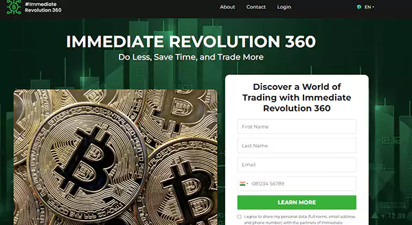 Immediaterevolution.com Website