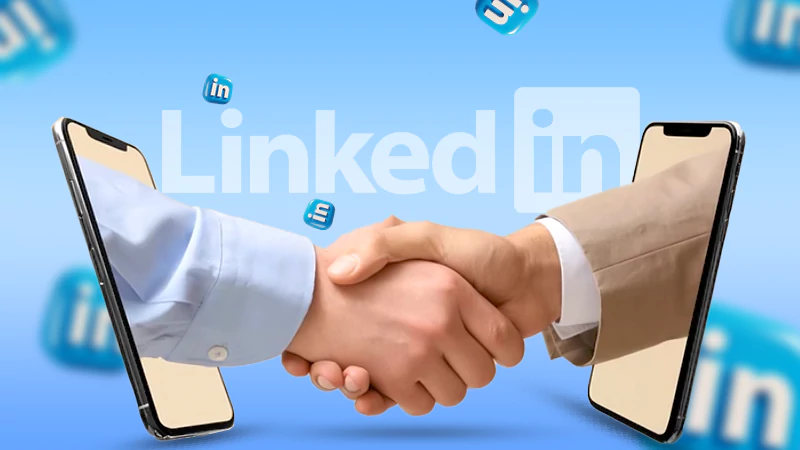 social media featuring linkedin